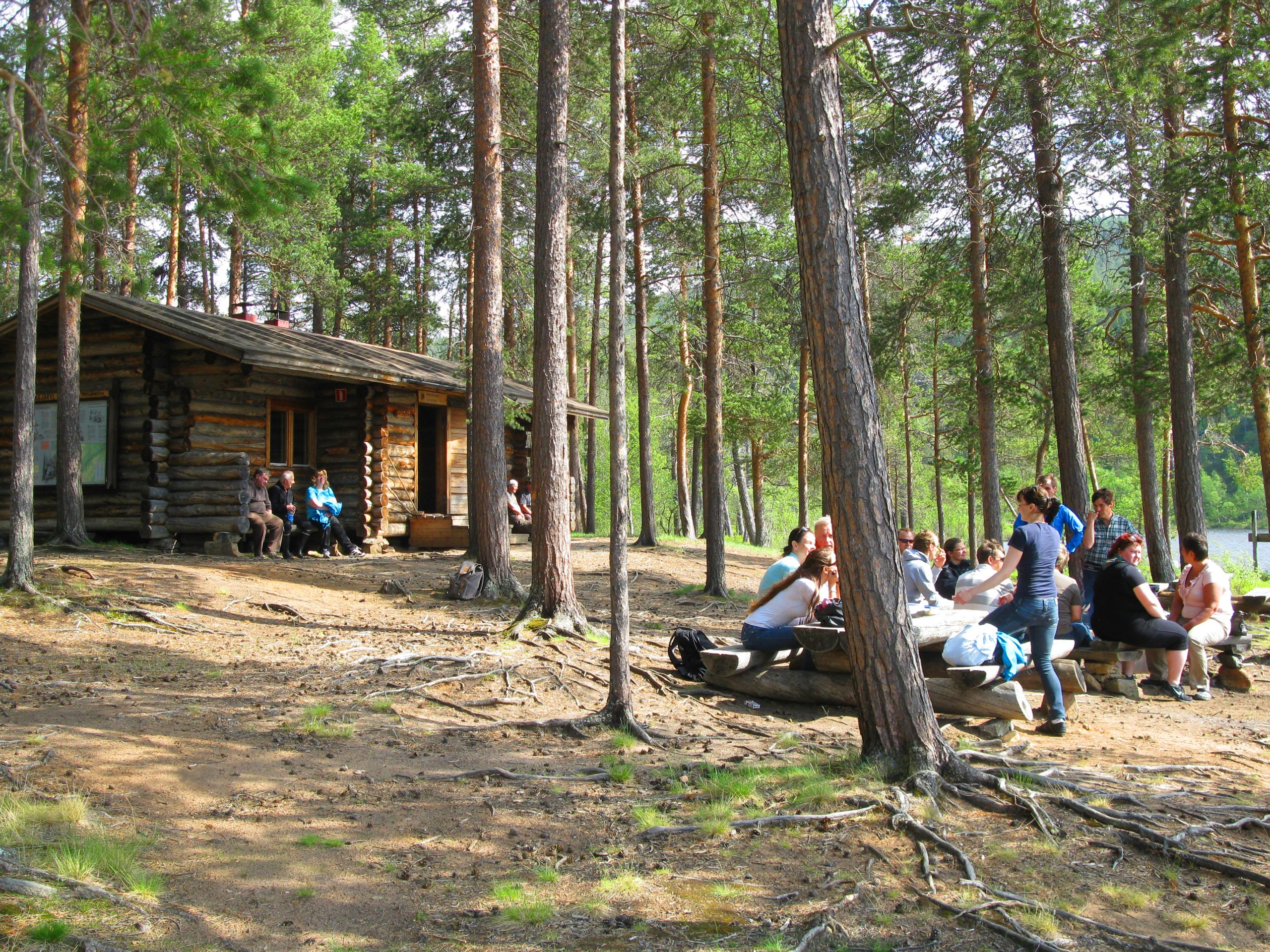 Lemmenjoki, Ravadas, jokivene, river boat